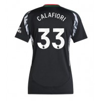 Arsenal Riccardo Calafiori #33 Bortedrakt Dame 2024-25 Kortermet